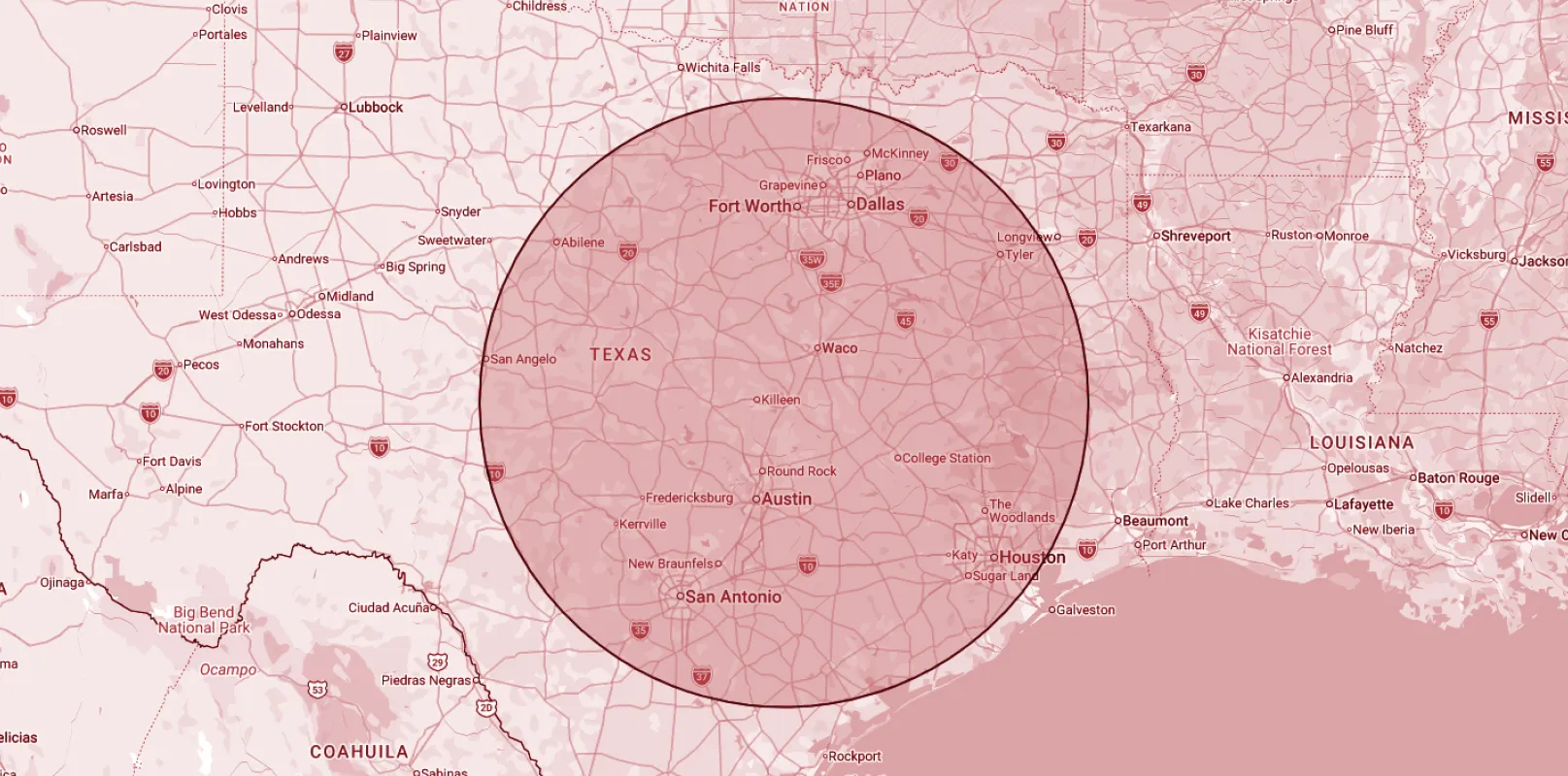 map full width